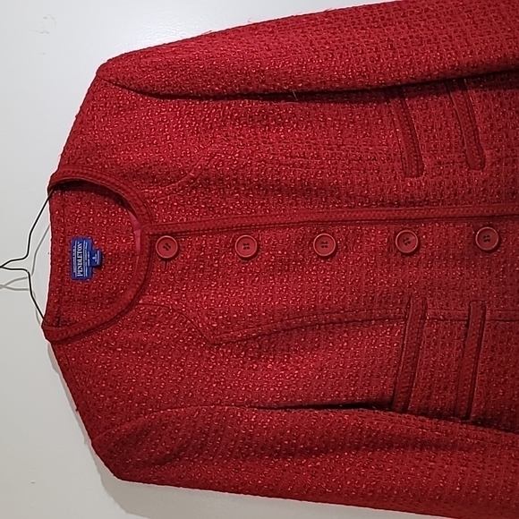 Pendleton Women's Woolen Mills Blazer  Red Size 6P - Picture 5 of 9